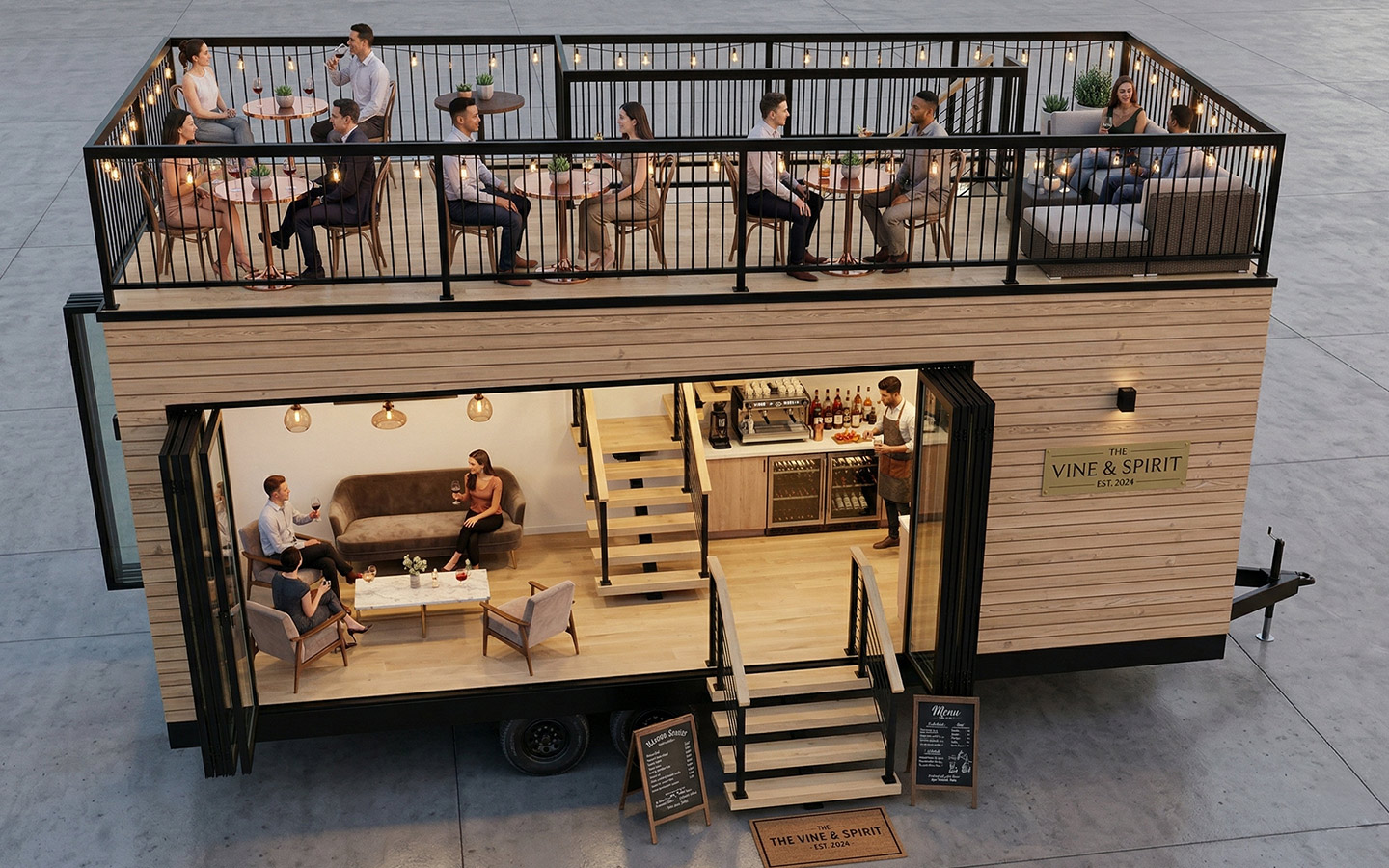 Cocktail and Wine Tasting Space